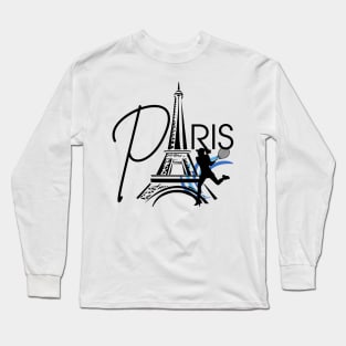 Paris summer games tennis Long Sleeve T-Shirt